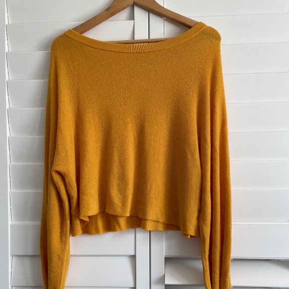 Aritzia Wilfred Sweater Blouse with Bell Sleeves - Picture 1 of 4